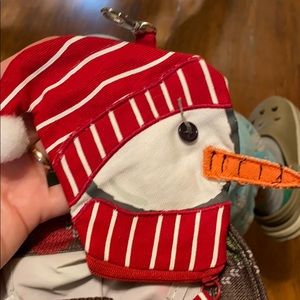 Thirty One snowman coin pouch